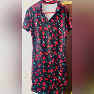 New tagged cherry print dress♥️